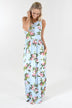 Love is Blue Floral Maxi Dress