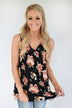 Runaway Love Babydoll Tank Top ~ Black