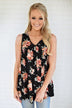 Runaway Love Babydoll Tank Top ~ Black