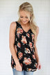 Runaway Love Babydoll Tank Top ~ Black