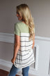 Soft and Sweet Top ~ Light Olive