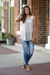 On the Run Tank Top - Mocha