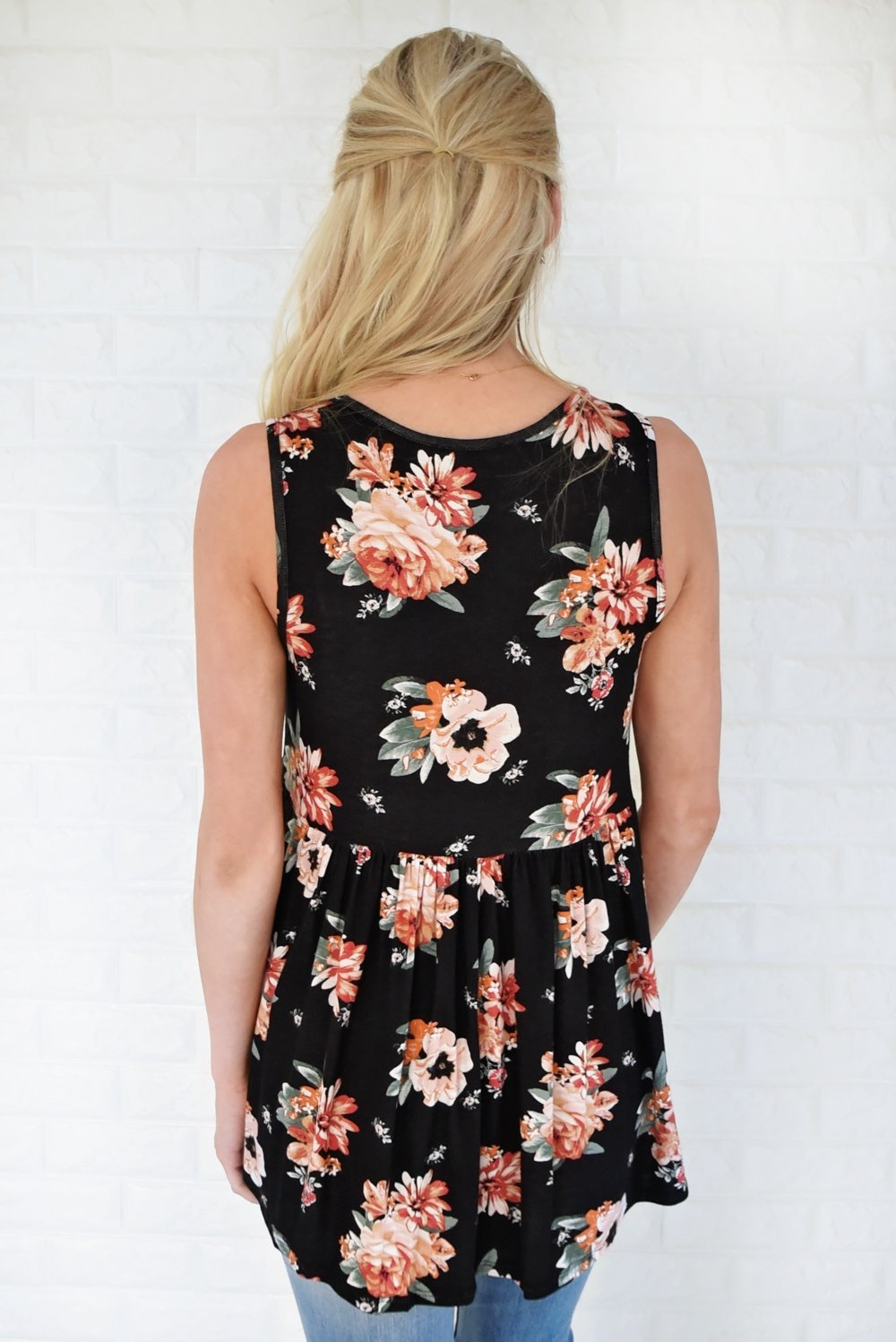 Runaway Love Babydoll Tank Top ~ Black