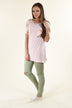 Peach & Pink Floral Pocket Top