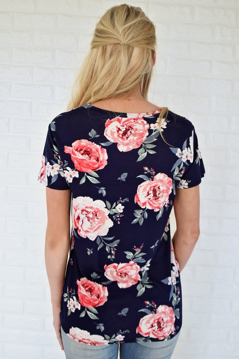 Waiting For a Floral Like You ~ Navy