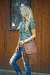 Rust Fringe Purse