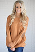 Mustard Elbow Patch Sweater