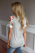 Take a Chance on Me Floral Top ~ Ivory