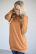 Mustard Elbow Patch Sweater