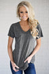 Basic Charcoal Pocket Tee