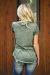 Casual Comfort - Olive Tee