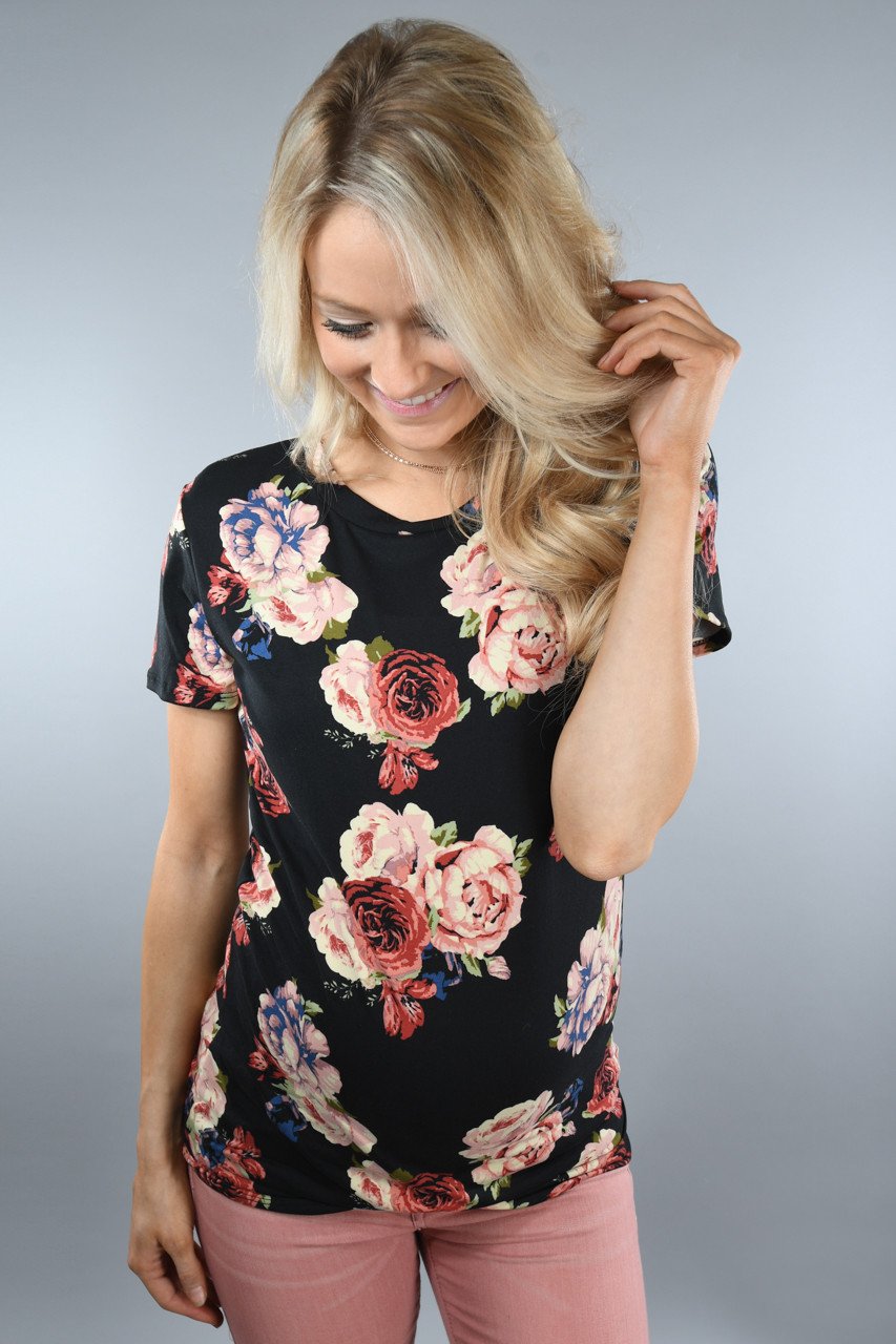 Flirty in Floral Top