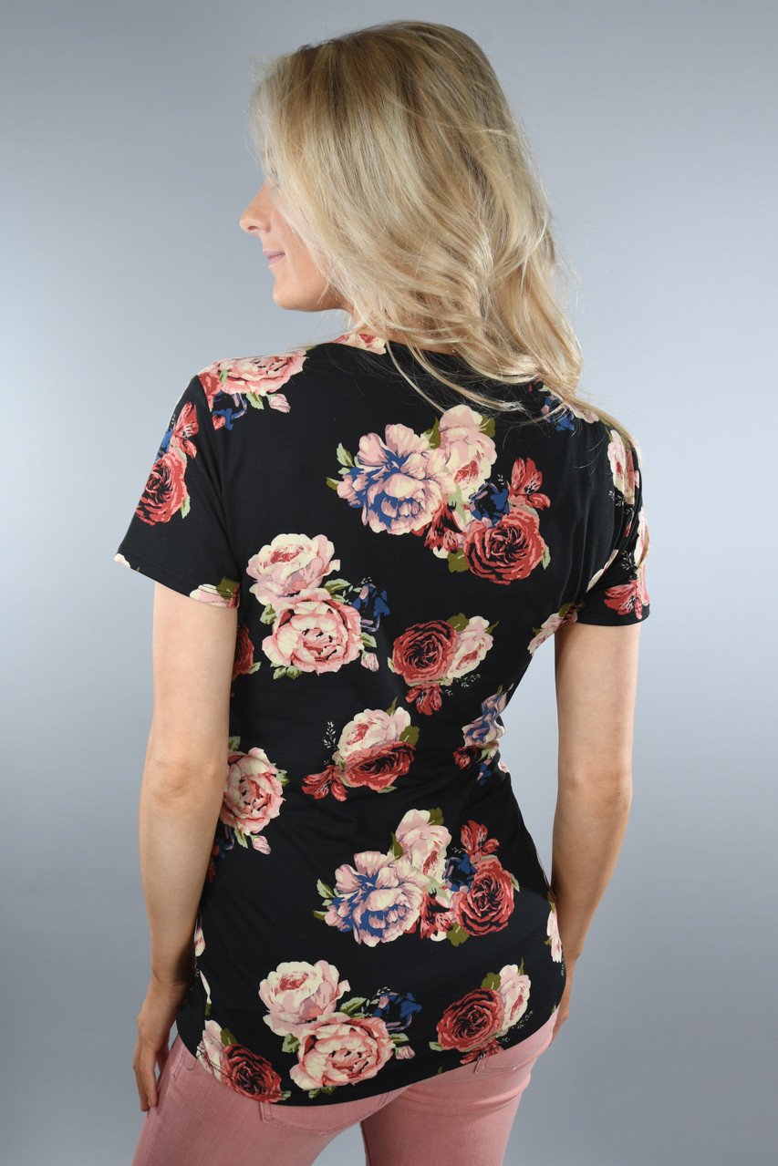 Flirty in Floral Top