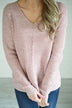 Sweet Love Back Lace Up Top ~ Blush