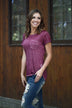 Casual Comfort - Wine Tee