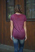 Casual Comfort - Wine Tee