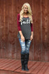Faith 3/4 Sleeve Top