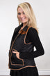 Black & Cognac Lightweight Vest