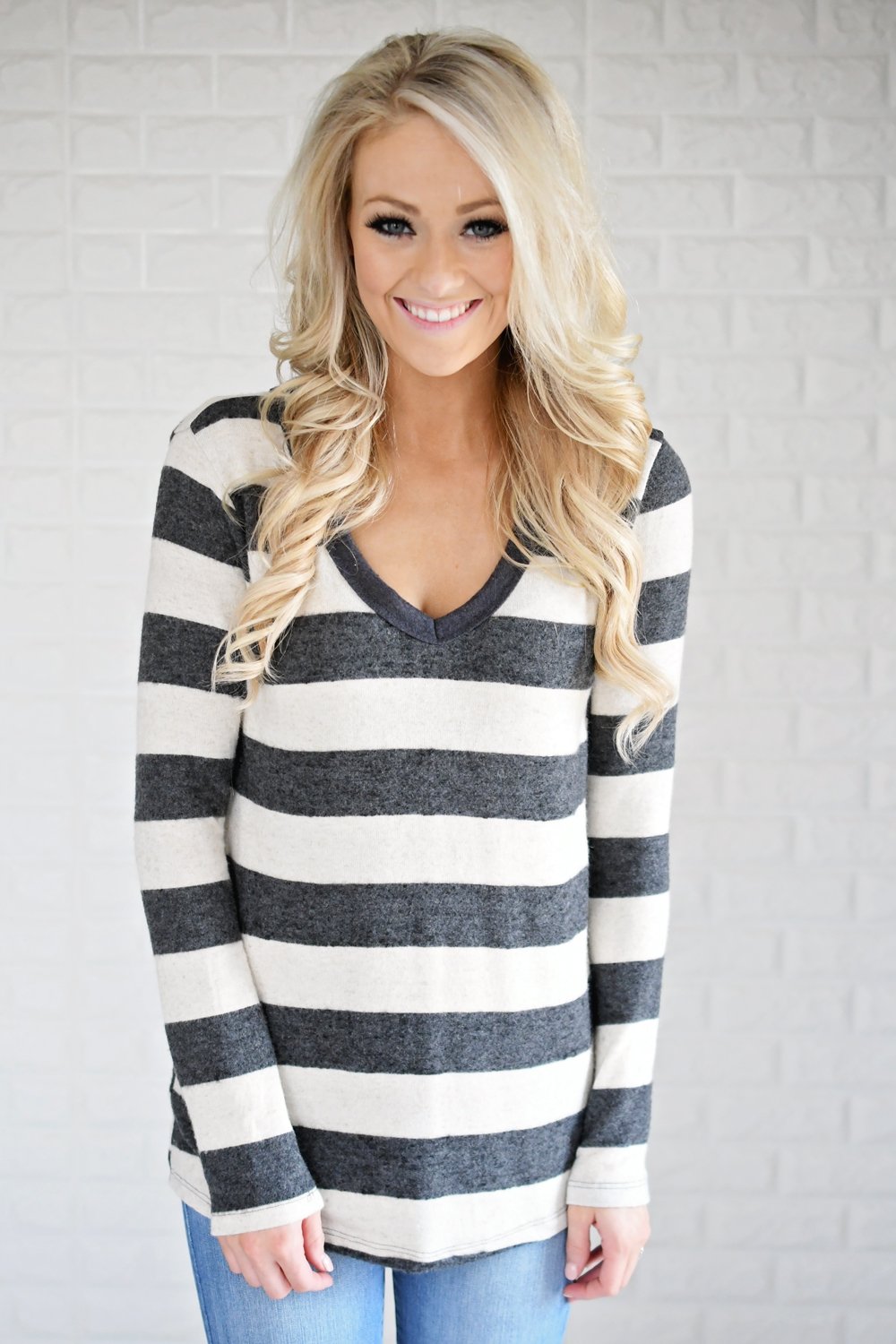 Take Chances Striped Top