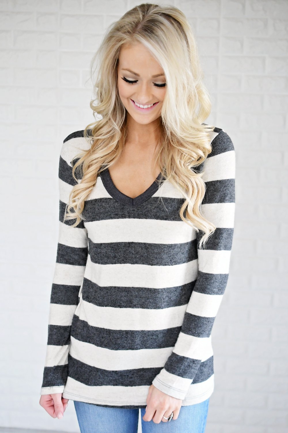 Take Chances Striped Top