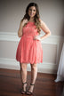 Light Coral Lace Dress