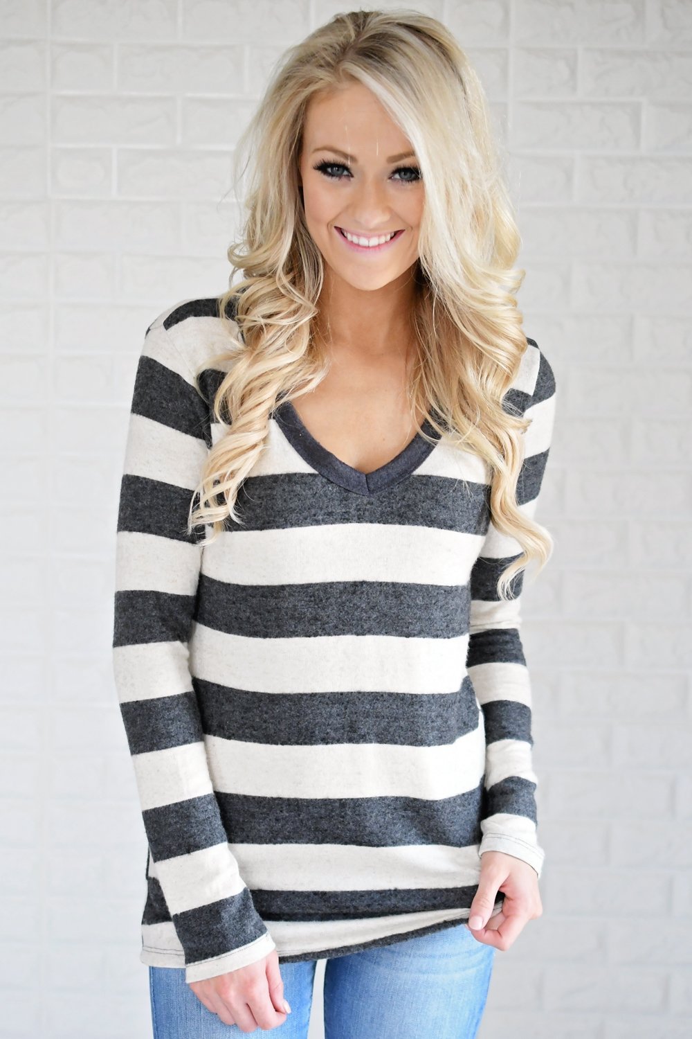 Take Chances Striped Top