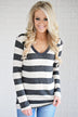 Take Chances Striped Top