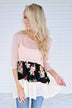 Sweet and Dainty Colorblock Top