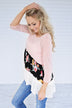 Sweet and Dainty Colorblock Top