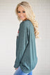 Stripes by the Fireside ~ Deep Teal