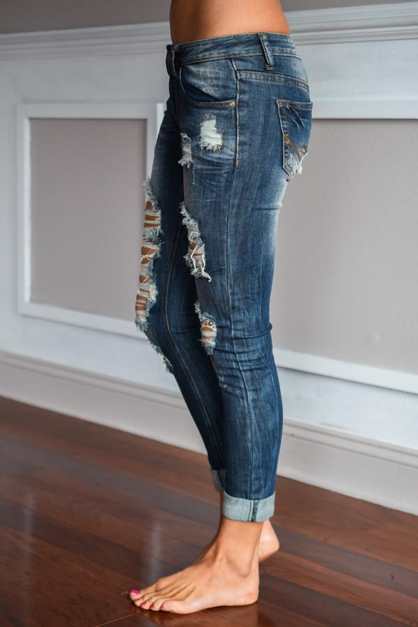 Destiny Wash Crop Denim Jeans