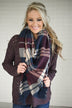 Sweet Love Back Lace Up Top ~ Purple