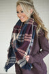 Sweet Love Back Lace Up Top ~ Purple