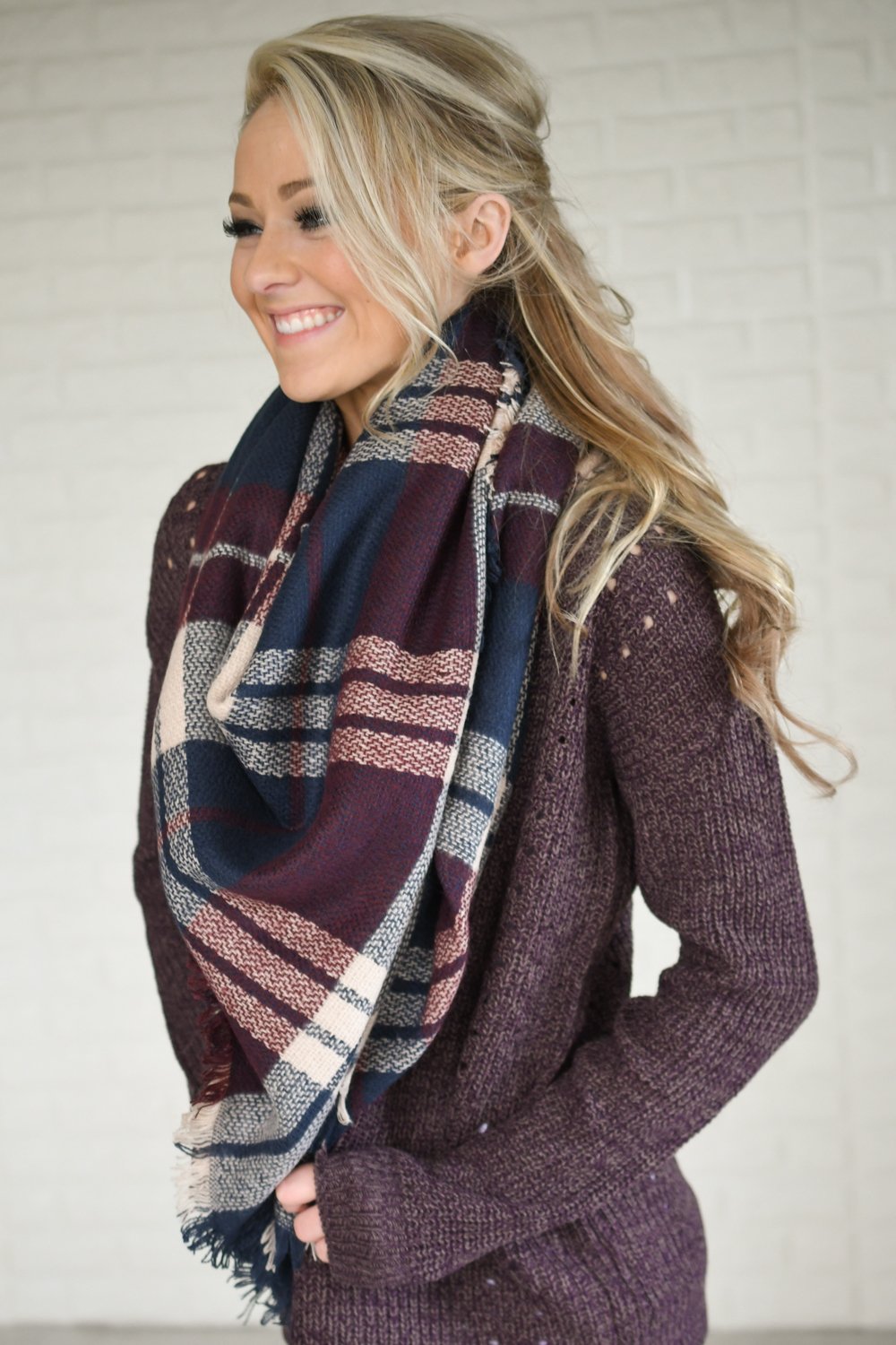Sweet Love Back Lace Up Top ~ Purple