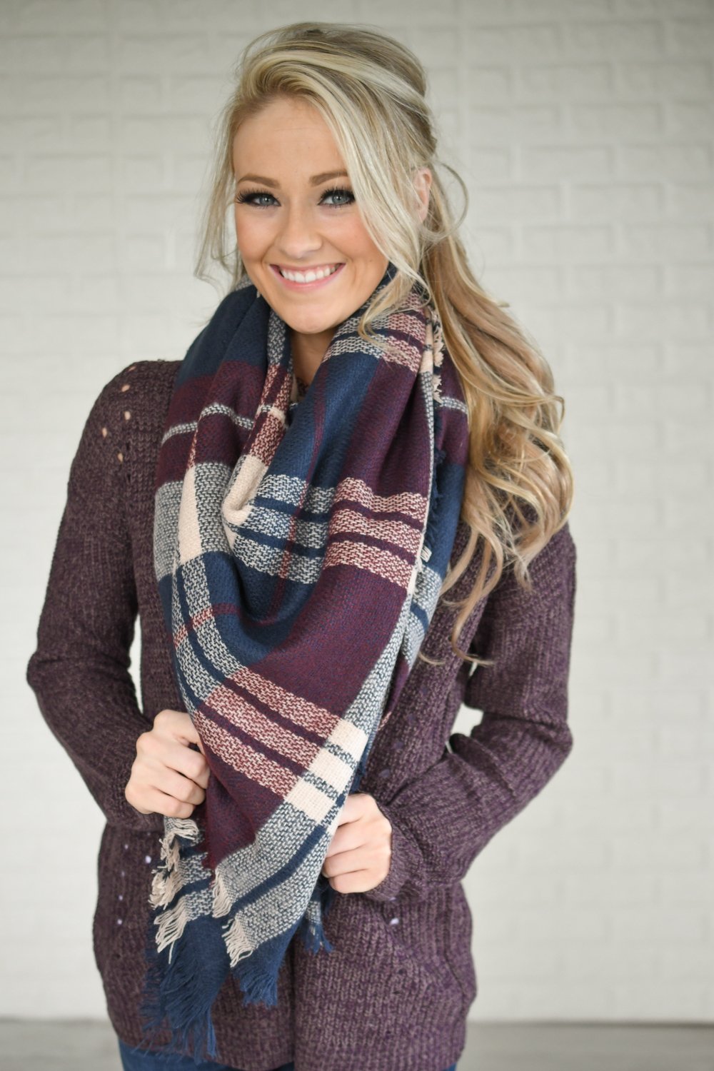 Sweet Love Back Lace Up Top ~ Purple