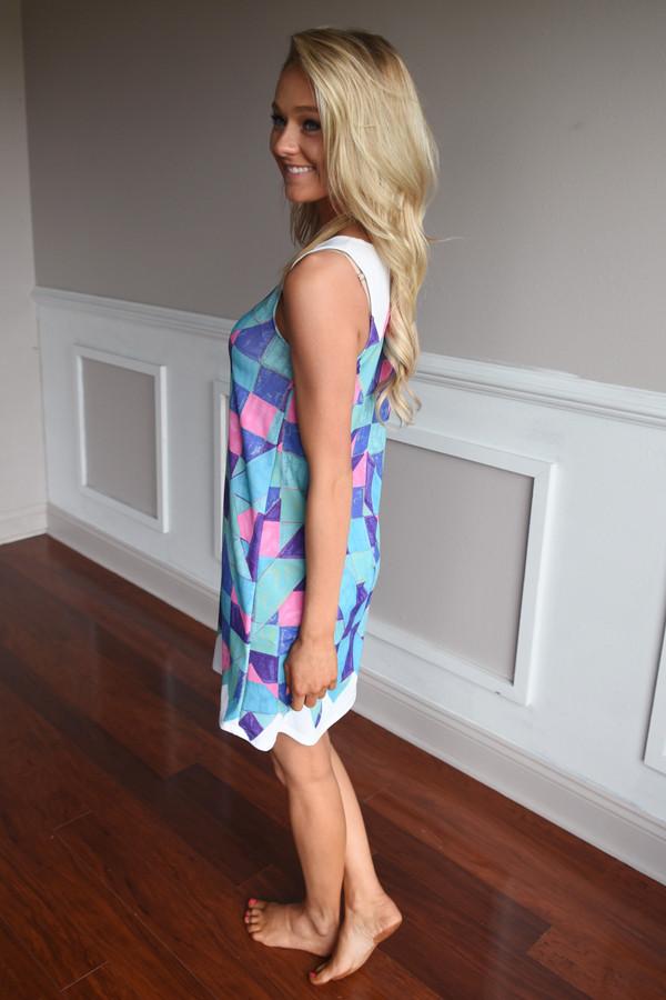 Colored Diamonds Dress – The Pulse Boutique
