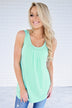Simply Irresistible Tank Top ~ Mint