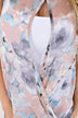 Floral Kisses Crossover Tank Top ~ Deep Blush