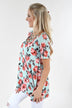 Tied Down Blue Floral Top