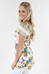 Peached Striped Pocket Top