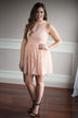 Fairy in Pink Lace Dress
