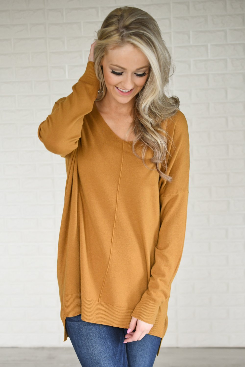 Hold On To Me Sweater ~ Mustard