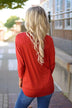 Glam Pocket Top - Rust