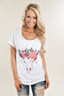 Floral Skull Top