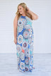 Unforgettably Yours Maxi Dress ~ Blue