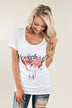 Floral Skull Top