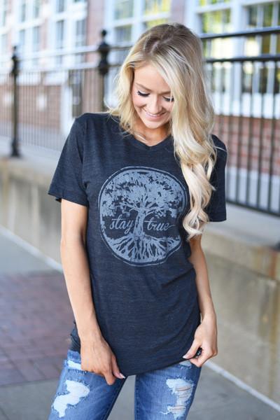 Stay True Tee by OK Tease