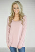 Hold On To Me Sweater ~ Pink