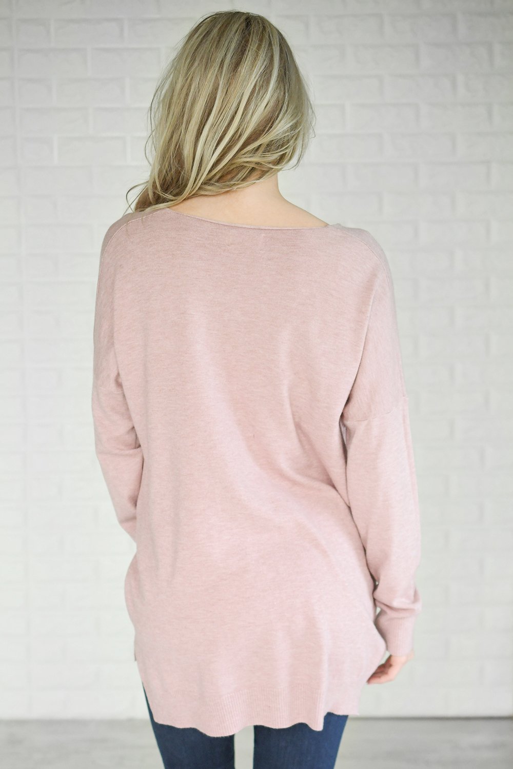 Hold On To Me Sweater ~ Pink
