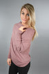 My Favorite Slouchy Top ~ Dark Mauve